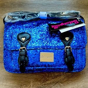 Betseyville blue glittered handbag